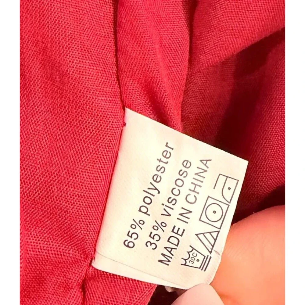 Girls Size 4T Red Sequin Puffed Sleeves Tiered Ruffle Party Dress